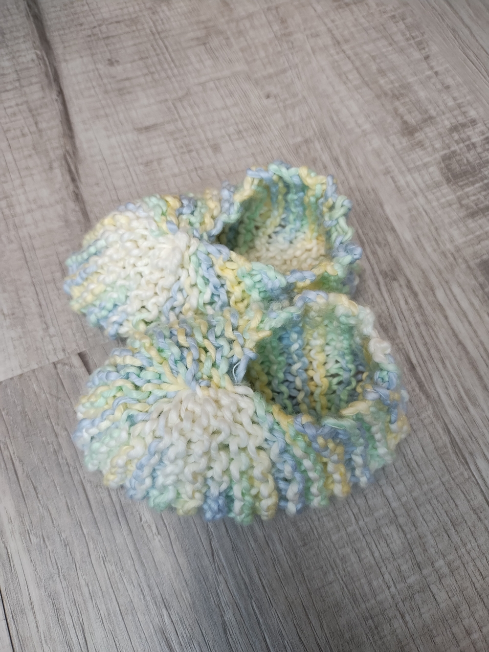 Hand-Knit Baby Booties